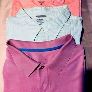 SOLD!!!. Men’s shirts. (3).  4XLG. IZOD. Casual and a golf shirt.